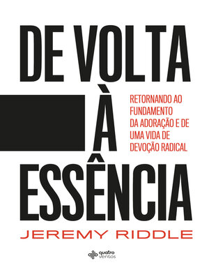 cover image of De volta à essência